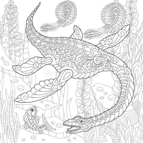 Dinosaur Adult Coloring Stock Illustrations 659 Dinosaur Adult Coloring Stock Illustrations