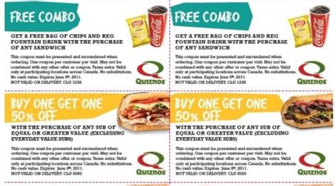 55 Off Quiznos Promo Code August 2024 Worksheets Library