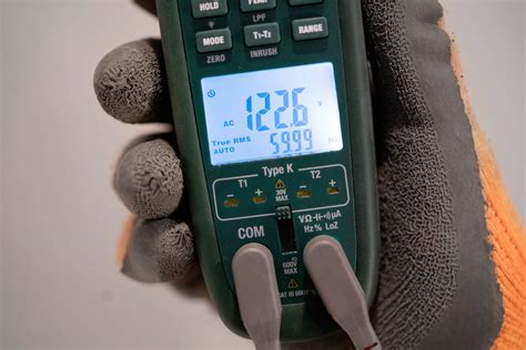 Extech Ex A A Dual Input Clamp Meter With Ir Thermometer And Ncv