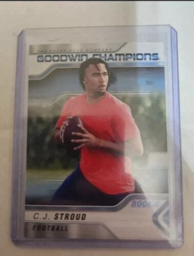 Upper Deck Goodwin Champions C J Stroud Rc Ebay