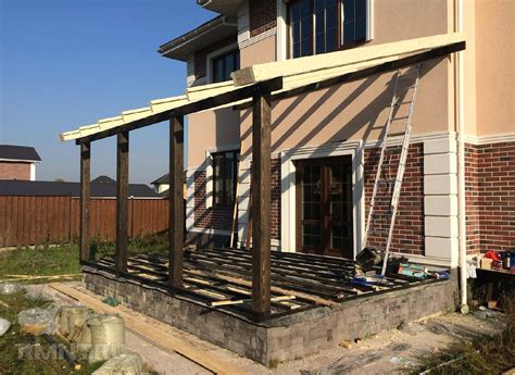 Терраса своими руками: отдельная и к дому - варианты и виды, реализация