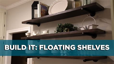 How To Make Easy Floating Shelves Youtube