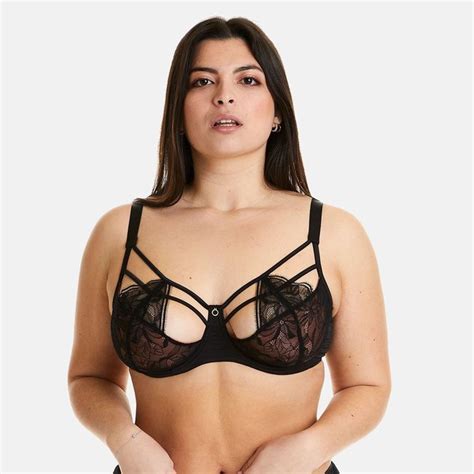 Soutien gorge à armatures dedale noir Pomm poire La Redoute