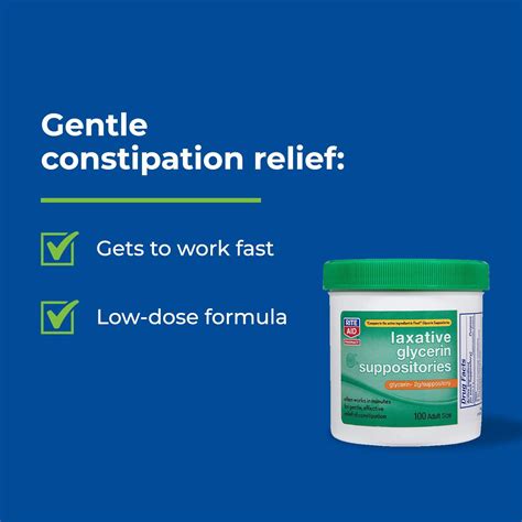 Buy Rite Aid Laxative Glycerin Suppositories 2 G 100 Count Adult