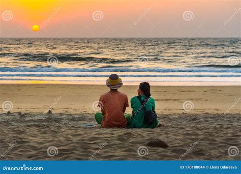 Sunset On Kudle Beach In Gokarna India Editorial Photo Cartoondealer