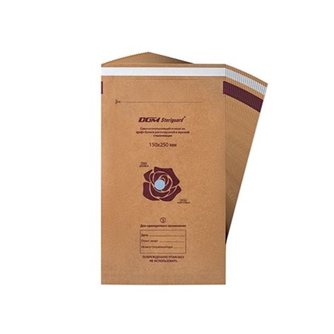DGM Steriguard, Пакет из крафт-бумаги самозапечатывающийся плоский для ...