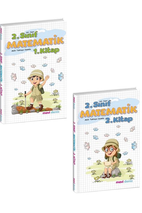 Mavi Deniz Yayınları Mavi Deniz 2 Sınıf Matematik 1 Kitap Ve 2 Kitap