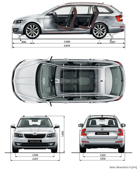 Dimensiuni Skoda Octavia Tour