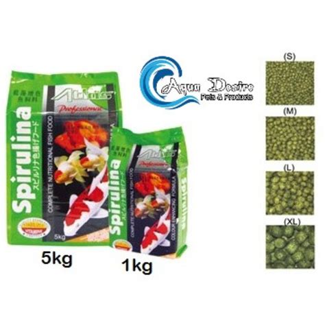 ATLAS SPIRULINA FLOATING PELLET 5KG SPECIAL DESIGN FOR KOI FISH GOLD