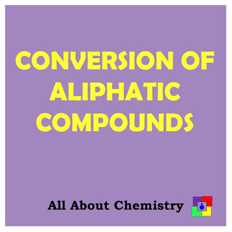 Conversion of Aliphatic Compounds|ISC|CBSE|JEE|NEET - All About Chemistry