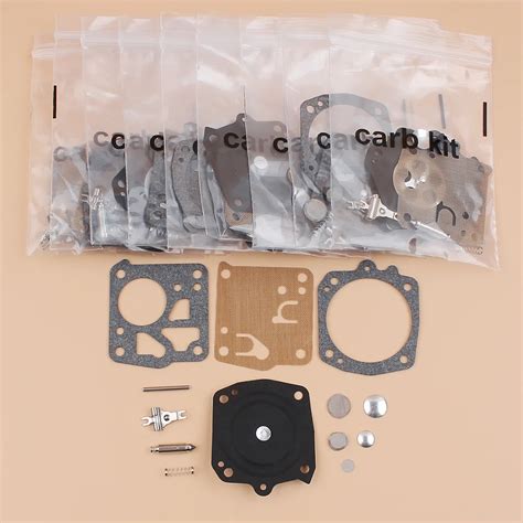 10Pcs Lot Carburetor Carb Repair Kit For HUSQVARNA 61 266 268 272 281