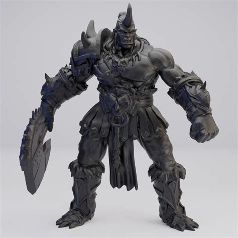 Hot Goblin オグリロン ミニチュア ホットゴブリン 野蛮な獣人戦士