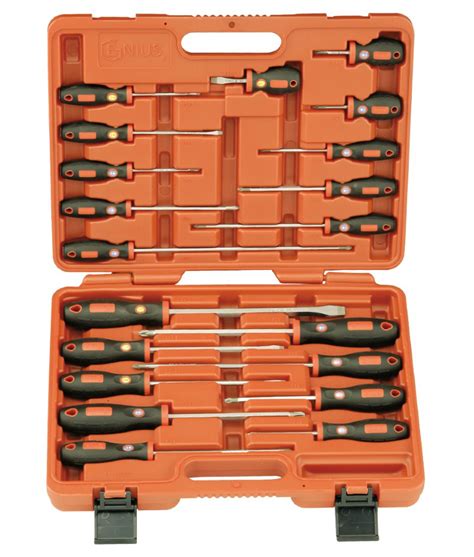 Piece Slotted Philips Posidriv Combination Screwdriver Set Genius