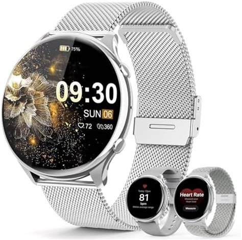 Elfofle Smartwatch Damen Mit Telefonfunktion Tft Hd Touchscreen