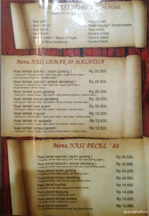 Selalu Diperbarui Menu Kafetien Pabean Cantian Surabaya