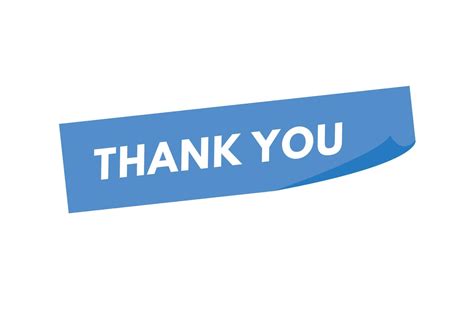 Thank You Text Button Thank You Sign Icon Label Sticker Web Buttons