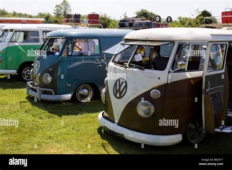 Vw Split Screen Camper Vans Stock Photo Alamy