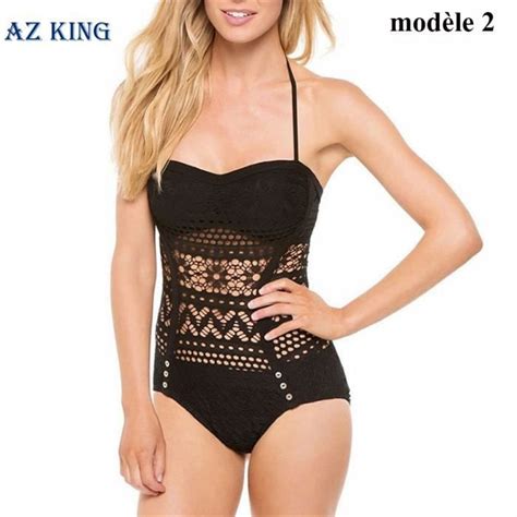 Bikini Taille Haute Bikini Femmes Dentelle Sexy Cdiscount Sport