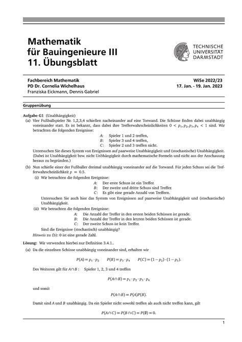 Bung L Sung Wise Mathematik F R Bauingenieure Iii