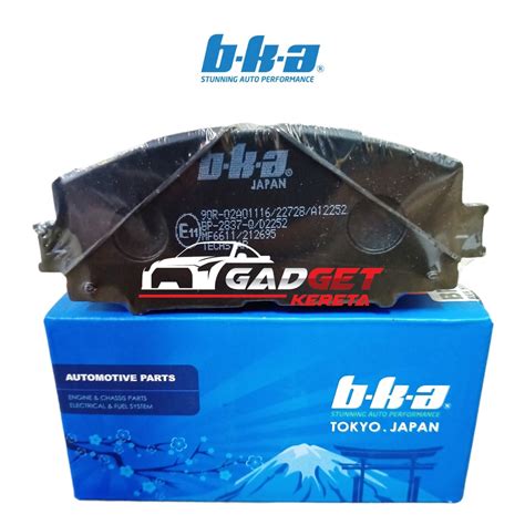 Bka Japan Brake Pad Perodua Alza Facelift Toyota Vios Ncp J E