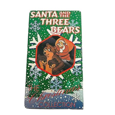 Santa And The Three Bears Vhs Vcr Video Tape Christmas Movie Animation