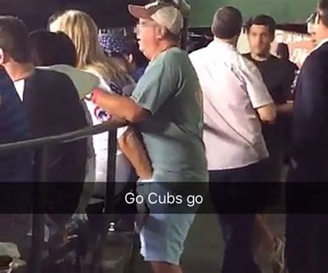 Cubs Fan Gives Handjob At Wrigley Field