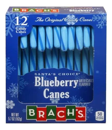 Bastones De Caramelo Brachs Blueberry Mora Azul Pzs Import Mercadolibre