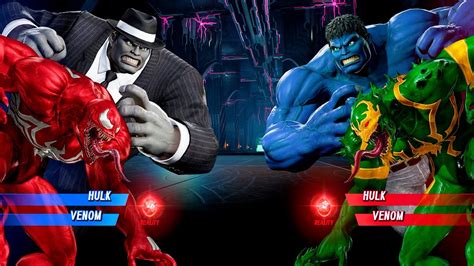 Hulk Carnage Vs Hulk Anti Venom Hardest Ai Marvel Vs Capcom