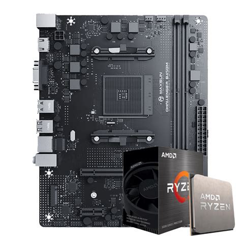 Kit Upgrade Amd Ryzen G Placa M E Maxsun B M Ms Challenger