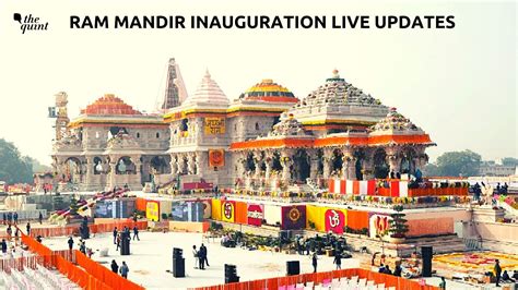 Watch Ram Mandir Inauguration Live Pm Modi Reaches Temple For Pran