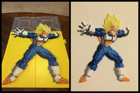 Super Saiyan Vegeta Perler Sprite By Jnjfranklin On Deviantart Super Saiyan Vegeta Bead