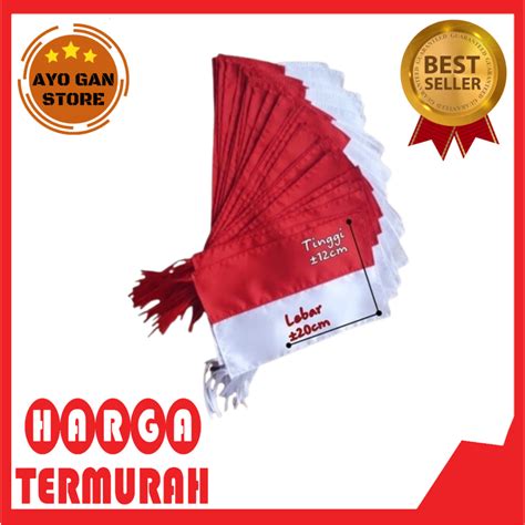 Jual Bendera Merah Putih Kecil Mini Motor Mobil Pawai Per 1pcs