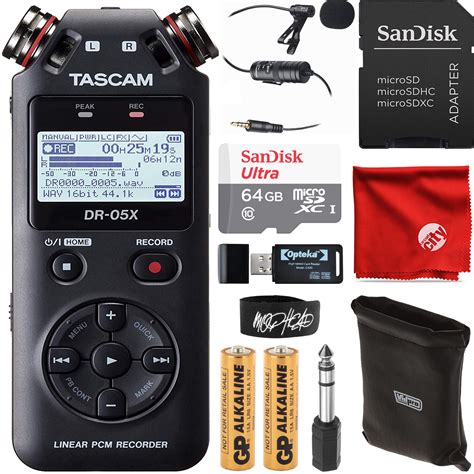 Tascam DR 05X Stereo Handheld Digital Audio Recorder USB Audio