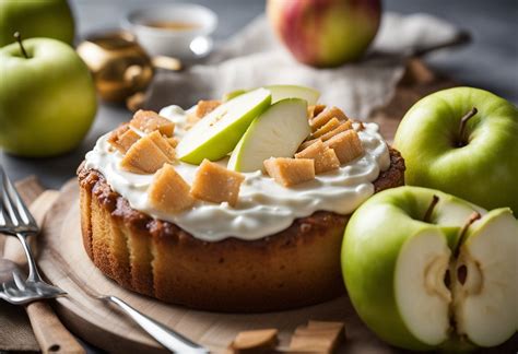 Receita de bolo de iogurte skyr e maçã reineta fácil de fazer