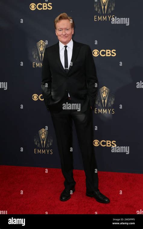 Conan O'Brien arrives at the 73rd Emmy Awards at the JW Marriott on ...