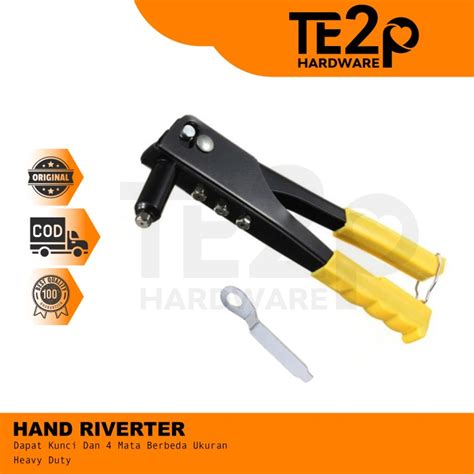 Jual Hand Riveter Tang Paku Rivet Manual Gun Ripet Mm Mm Alat