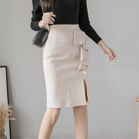 High Waisted Pencil Skirt Sexy