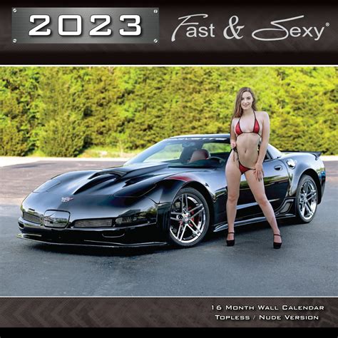2023 Fast Sexy Car Girl Wall Calendar 1212 Inches Nude Version Fast Sexy