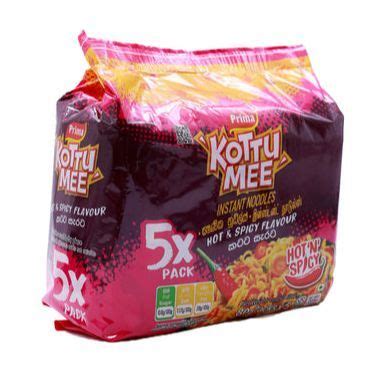 Packs Kottu Mee Hot Spicy Instant Noodles Sri Lankan Flavor G Daraz Lk