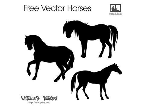 Free Vector Horses Free Vector In Adobe Illustrator Ai Ai Vector