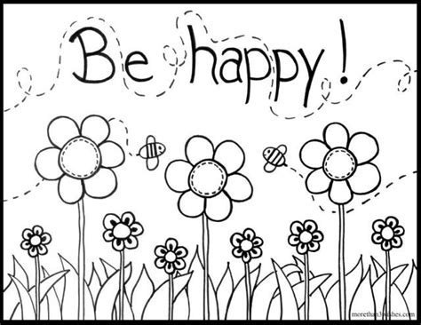 Happy Coloring Pages For Kids