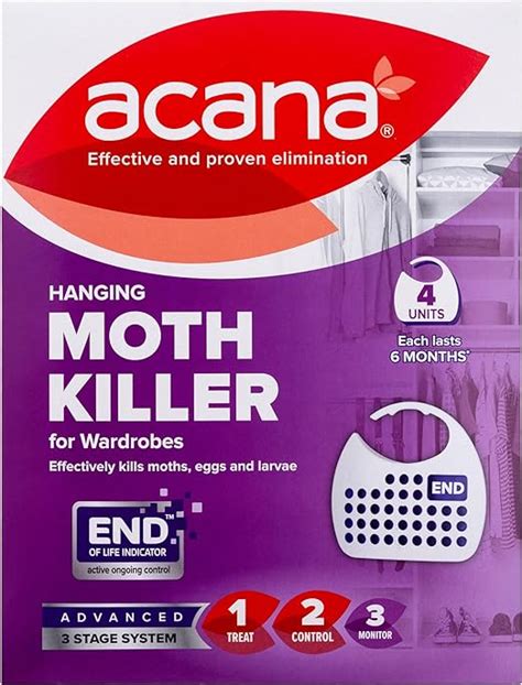 Acana Hanging Moth Killer Freshener Pack Lavender Fragrance