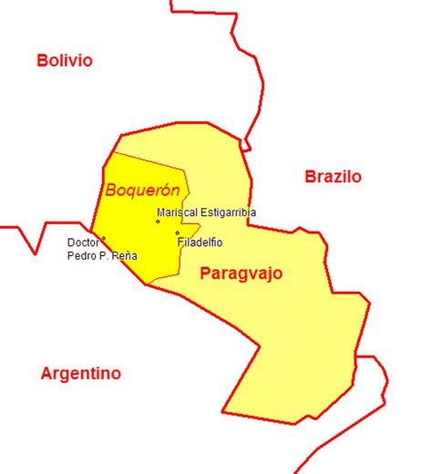 Boquer N Departamento Del Paraguay