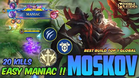 Maniac Revamped Moskov Best Build Kills New Revamped Moskov