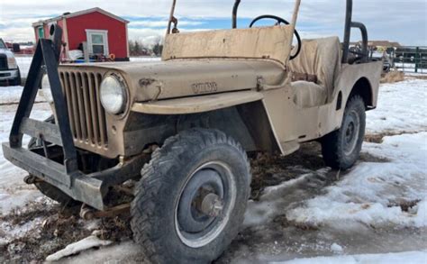 Civilian Version Willys Cj A Barn Finds