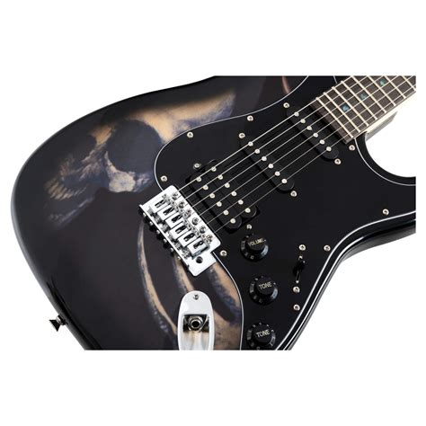 Rocktile Pro ST60 SK E Gitarre Skull