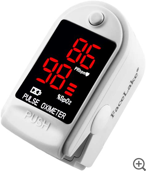 CMS-50DL Fingertip Pulse Oximeter - Blood Oxygen Monitor (White)
