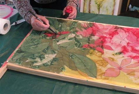 Start And Develop A Silk Art Business Painting On Stretching Frame