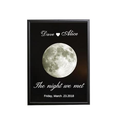 Amazon Mdprints Custom Moon Phase Picture Frames Personalized