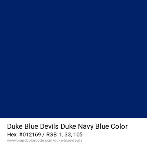 Duke Blue Devils Brand Color Codes » BrandColorCode.com